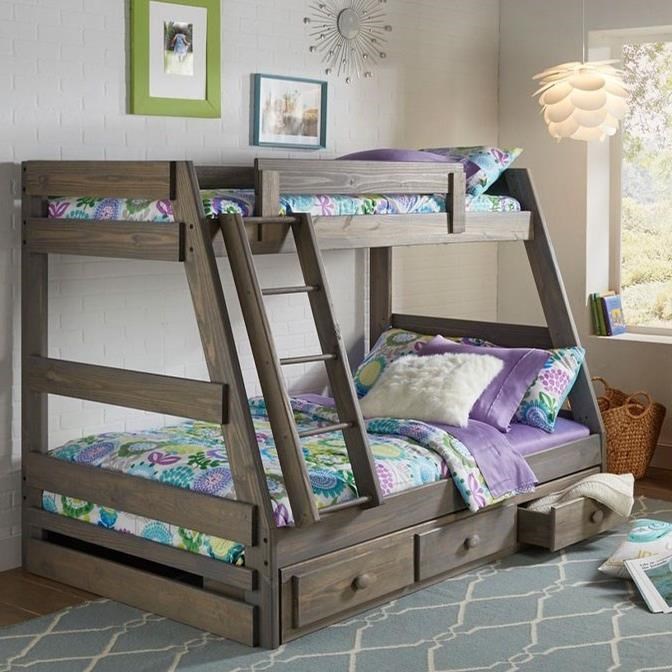 209 Twin Over Full Bunk Bed